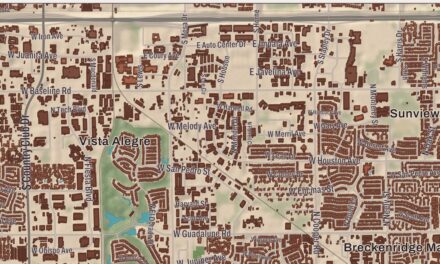 Beautifully Detailed Map of Gilbert, Arizona