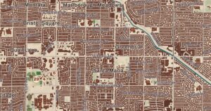 Glendale, Arizona map detail