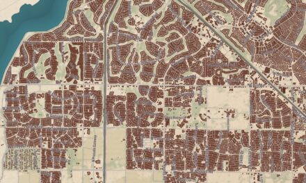 Beautifully Detailed Map of Glendale, Arizona