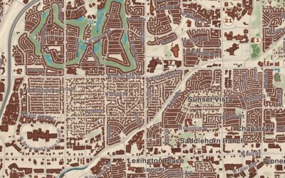 Beautifully Detailed Map of Glendale, Arizona