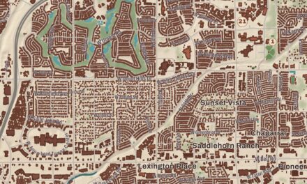 Beautifully Detailed Map of Glendale, Arizona