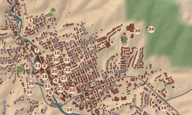 Beautifully Detailed Map of Globe, Arizona
