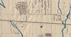 Golden Valley, Arizona map detail