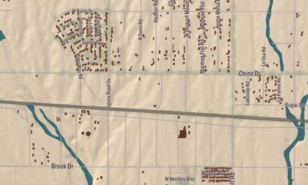 Beautifully Detailed Map of Golden Valley, Arizona
