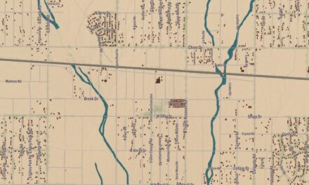 Beautifully Detailed Map of Golden Valley, Arizona