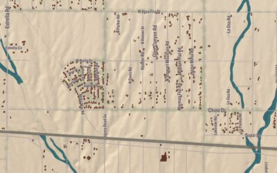 Beautifully Detailed Map of Golden Valley, Arizona