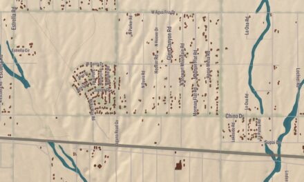 Beautifully Detailed Map of Golden Valley, Arizona