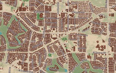 Beautifully Detailed Map of Goodyear, Arizona
