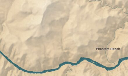 Beautifully Detailed Map of Grand Canyon Village, Arizona