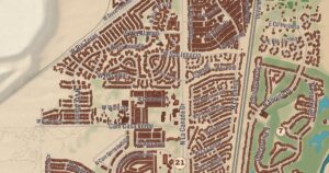 Green Valley, Arizona map detail