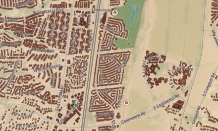 Beautifully Detailed Map of Green Valley, Arizona