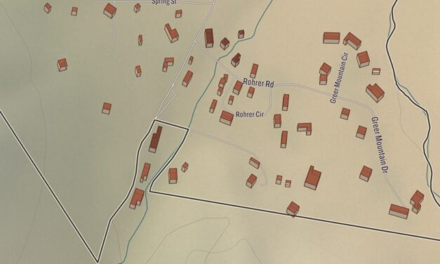 Beautifully Detailed Map of Greer, Arizona
