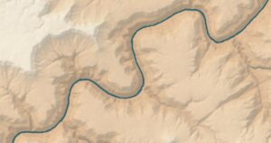 Havasupai Tribe, Arizona map detail