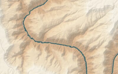 Beautifully Detailed Map of Havasupai Tribe, Arizona