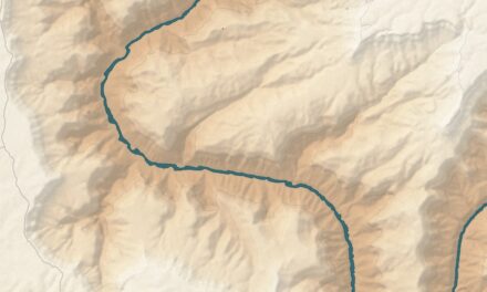 Beautifully Detailed Map of Havasupai Tribe, Arizona