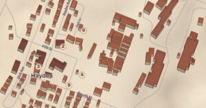 Hayden, Arizona map detail