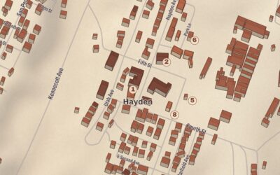 Beautifully Detailed Map of Hayden, Arizona