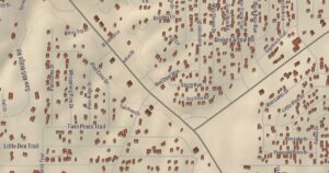 Heber-Overgaard, Arizona map detail