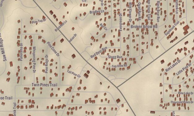 Beautifully Detailed Map of Heber-Overgaard, Arizona