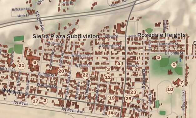 Beautifully Detailed Map of Holbrook, Arizona