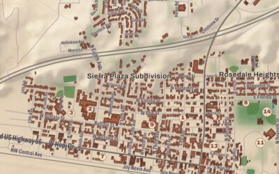 Beautifully Detailed Map of Holbrook, Arizona