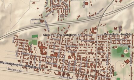Beautifully Detailed Map of Holbrook, Arizona