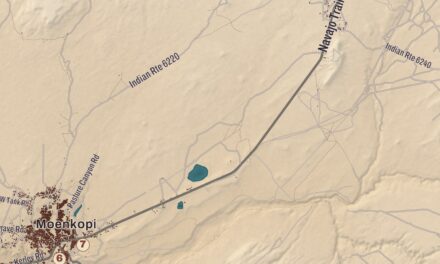 Beautifully Detailed Map of Hopi Tribe, Arizona
