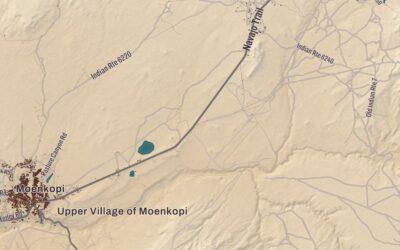 Beautifully Detailed Map of Hopi Tribe, Arizona