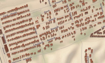 Beautifully Detailed Map of Huachuca City, Arizona