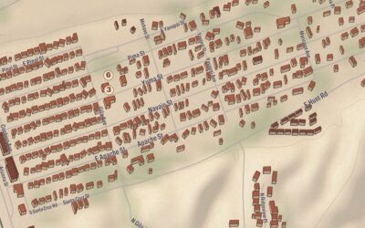 Beautifully Detailed Map of Huachuca City, Arizona