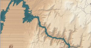 Hualapai Tribe, Arizona map detail