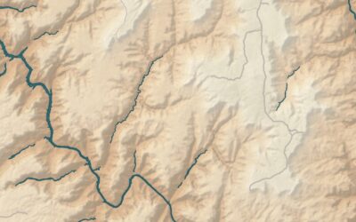Beautifully Detailed Map of Hualapai Tribe, Arizona