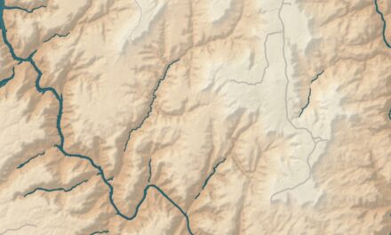 Beautifully Detailed Map of Hualapai Tribe, Arizona