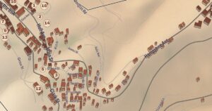 Jerome, Arizona map detail
