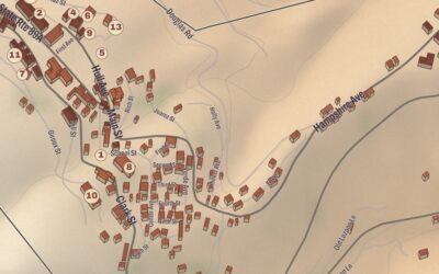Beautifully Detailed Map of Jerome, Arizona