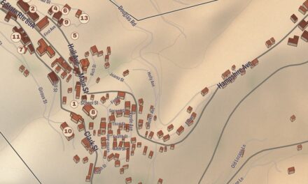Beautifully Detailed Map of Jerome, Arizona