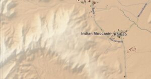 Kaibab Band of Paiute Indians, Arizona map detail