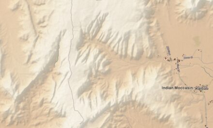 Beautifully Detailed Map of Kaibab Band of Paiute Indians, Arizona