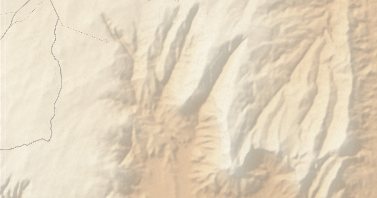 Beautifully Detailed Map of Kaibab Band of Paiute Indians, Arizona