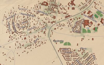 Beautifully Detailed Map of Kayenta, Arizona