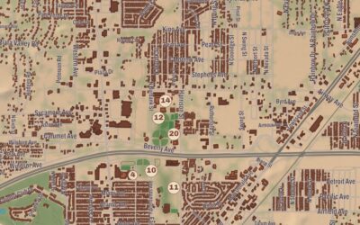 Beautifully Detailed Map of Kingman, Arizona