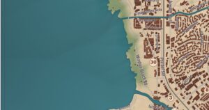 Lake Havasu City, Arizona map detail