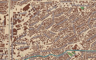 Beautifully Detailed Map of Lake Havasu City, Arizona