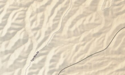 Beautifully Detailed Map of Mammoth, Arizona