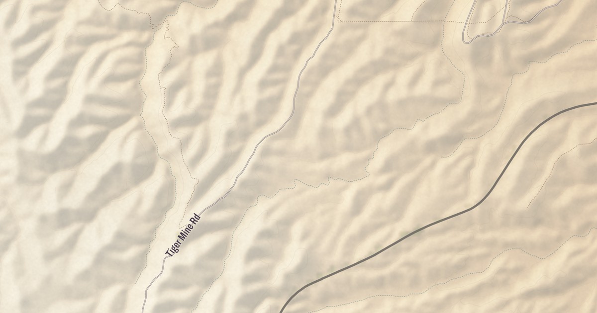 Beautifully Detailed Map of Mammoth, Arizona