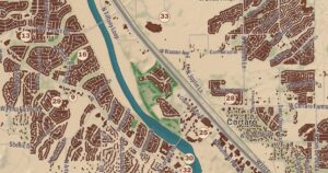 Marana, Arizona map detail