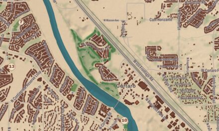 Beautifully Detailed Map of Marana, Arizona