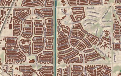 Beautifully Detailed Map of Maricopa, Arizona