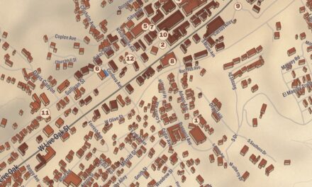 Beautifully Detailed Map of Miami, Arizona
