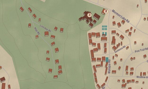 Beautifully Detailed Map of Munds Park, Arizona